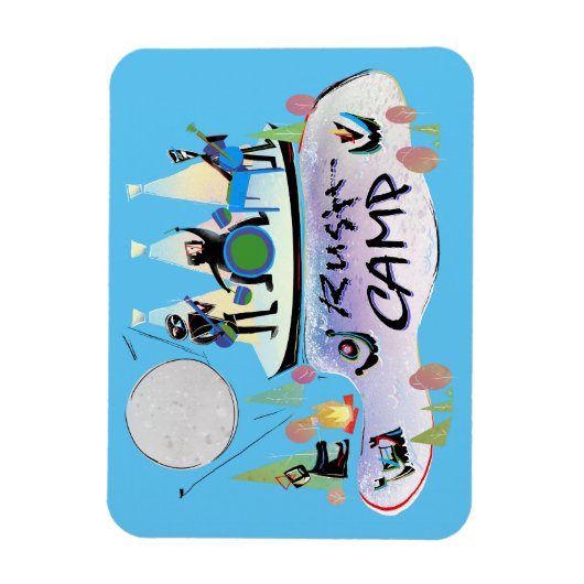 3x4 Frig Magnet RushCamp! Magneet (Verticaal)