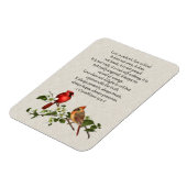 3x4 Kardinalen Dogwood Liefde is Patiënt Liefde is Magneet (Linkerzijde)