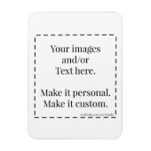 3x4" Klaar om magneet aan te passen (Verticaal)