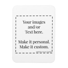 3x4" Klaar om magneet aan te passen