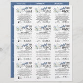 3x4 Kleine Vierkante Sample Inserts Papiervel (Voorkant / Achterkant)