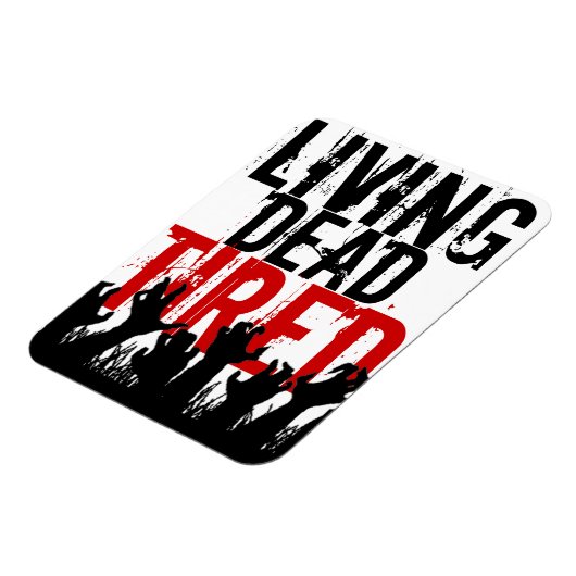 3x4" levende dode vermoeide magneet (Linkerzijde)