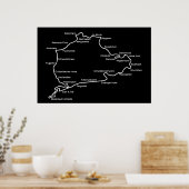 3x4 map poster (Keuken)