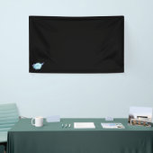 3x5 Banner | Krachtig Zwart Bloemmotief (Beurs)