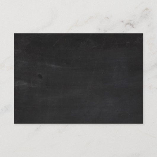 3x5 Direction Card Wedding Chalkboard  Cha Informatiekaartje (Achterkant)