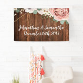 3'x5' Gepersonaliseerde Banner Geometric Garden Ro (Insitu)