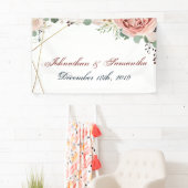 3'x5' Gepersonaliseerde Banner Geometric Garden Ro (Insitu)