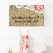 3'x5' Gepersonaliseerde Banner Geometric Garden Ro (Insitu)