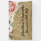 3'x5' Gepersonaliseerde Banner Geometric Garden Ro (Verticaal)