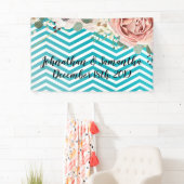 3'x5' Gepersonaliseerde banner Geometrisch Roos Ch (Insitu)
