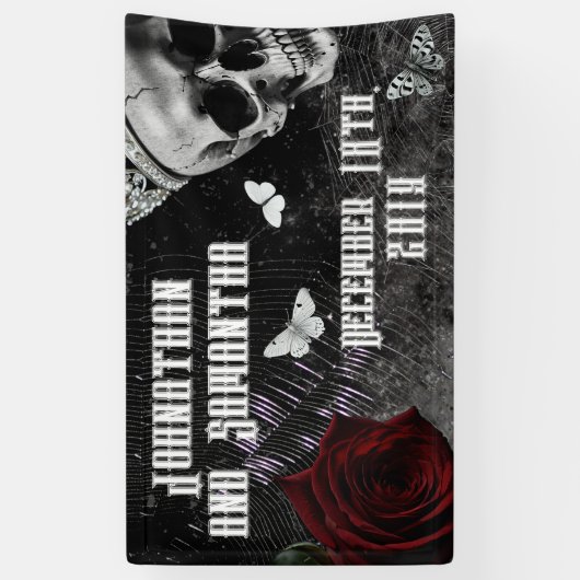 3'x5' Gepersonaliseerde Banner Haunting Adeline Za (Verticaal)