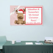 3'x5' gepersonaliseerde banner rendieren kerst XMA (Beurs)