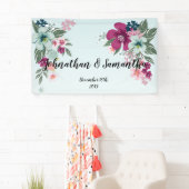 3'x5' persoonlijke banner met tropische ventilator (Insitu)