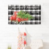 3'x5' persoonlijke banner XMAS Truck Buffalo Pset (Insitu)
