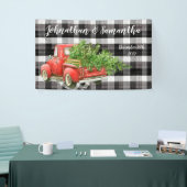 3'x5' persoonlijke banner XMAS Truck Buffalo Pset (Beurs)