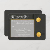 3x5 R.S.V.P. Beantwoorden Kaart ARMY JURK GROEN UN (Voorkant / Achterkant)