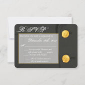 3x5 R.S.V.P. Beantwoorden Kaart ARMY JURK GROEN UN (Voorkant)