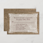 3x5 R.S.V.P. Beantwoorden Kaart Eet Drink Wees get (Voorkant / Achterkant)