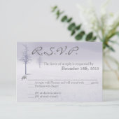 3x5 R.S.V.P. Beantwoorden Kaart Winter Wonderland (Staand voorkant)