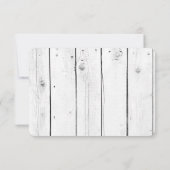 3x5 R.S.V.P. Reply Card Mason Jar String Lights RSVP Kaartje (Achterkant)