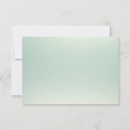 3x5 R.S.V.P. Reply Kaart Frosted Glass Mirror Mode (Achterkant)