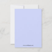 3x5 Verticale drukker & Bouquet - Vrijgezellenfees Kaart (Achterkant)