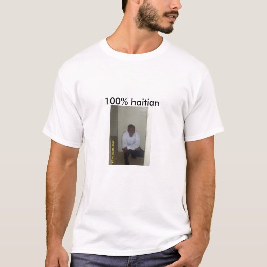 3X 022, 100% haïtiaan T-shirt (Voorkant)