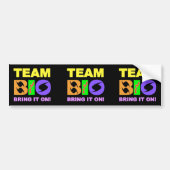 3x BIO-Bumperstickers van team Bumpersticker (Voorkant)