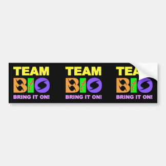 3x BIO-Bumperstickers van team Bumpersticker