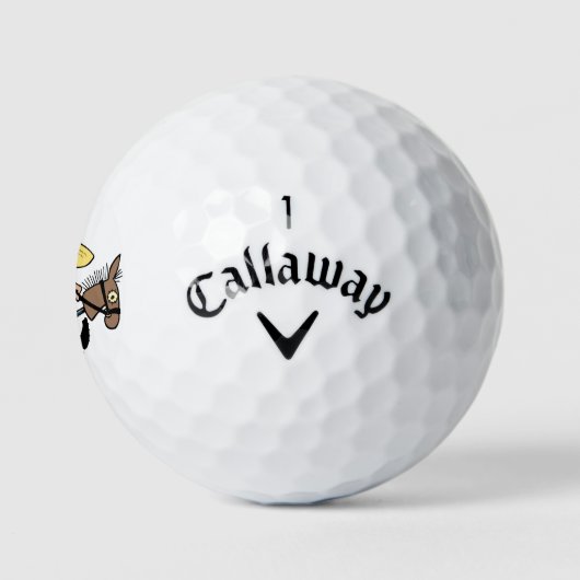 3x Callaway Warbird "Bandit" ontwerp Golfballen (Logo)