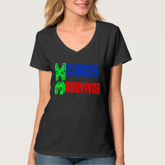 3X kankeroverleving - T - Donker T-shirt