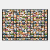 3x Sheets 10 Photo Template Rond Wrapping Paper (Voorkant 3)