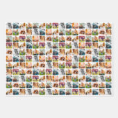 3x Sheets 10 Photo Template Rond Wrapping Paper (Voorkant 3)