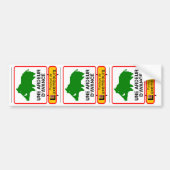 3x STICKER AUTO - EEN VOORDELAARD (Voorkant)