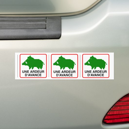 3x STICKER SNEL AUTO - EEN VOORSTANDSARDEUR (Op auto)