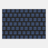  3x vellen Business Logo Wrapping Paper (Voorkant 2)
