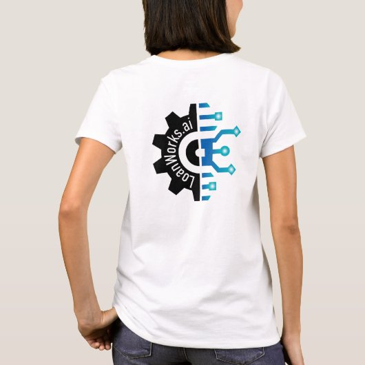 3XCOMP T-shirt voor dames - Wit (Achterkant)
