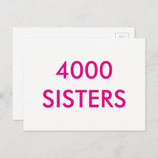 4000 Zussen Briefkaart (Voorkant / Achterkant)