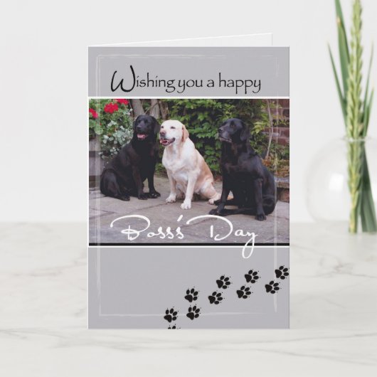 4004 Boss's Day Dogs, Wij allemaal Kaart (Voorkant)