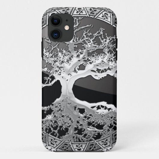 [400] Celtische boom of Life [Zilver] Case-Mate iPhone Case (Achterkant)