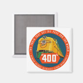 400 ~ "De trein die het pad instelt" Magneet (Voorkant / Achterkant)