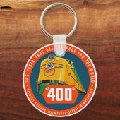 400 ~ "De trein die het pad instelt" Sleutelhanger (Voorkant)