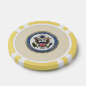 [400] Embleem van het Department of State (DoS) va Poker Chips (Enkel)