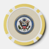[400] Embleem van het Department of State (DoS) va Poker Chips (Achterkant)