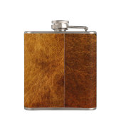 [400] Gangroodgulden Scorpion op rood Heupfles (Achterkant)