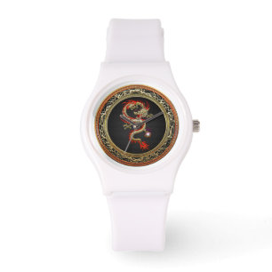 [400] Golden Chinese Dragon Fucanglong Horloge