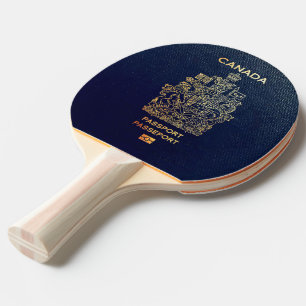 [400] het Canadese Hoesje van het Paspoort Tafeltennisbatje