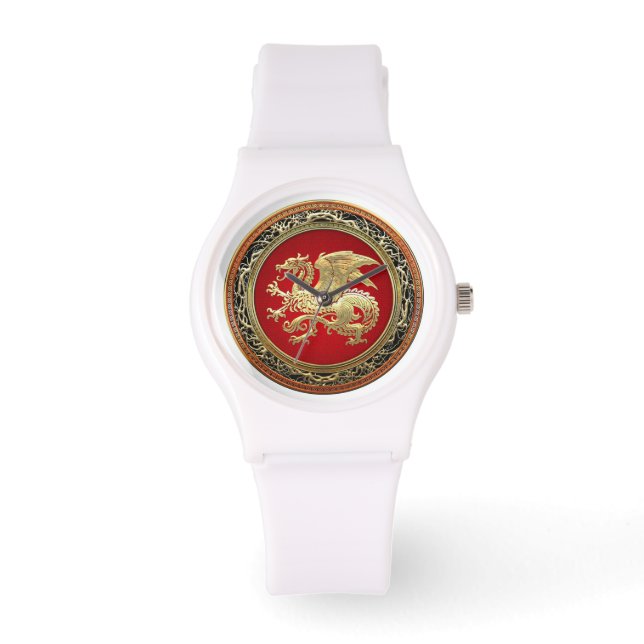 [400] IJslandse draak, Landvætir [Gold] Horloge (Voorkant)