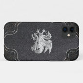 [400] IJslandse draak, Landvætir [Silver] Case-Mate iPhone Case (Achterkant (horizontaal))