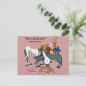 400 jaar Don Quichot @QUIXOTEdotTV Briefkaart (Staand voorkant)